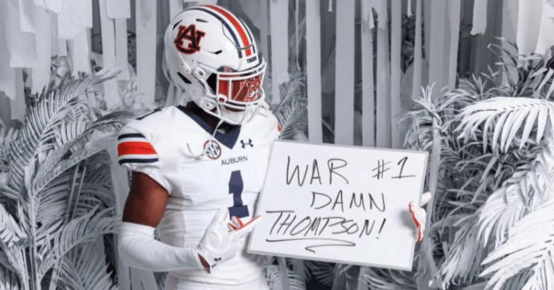 Perry Thompson, 5-star WR, signs Letter of Intent with Auburn