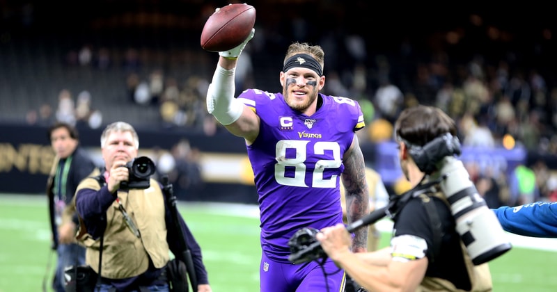 Kyle Rudolph reveling in his Notre Dame connection, legacy vibe
