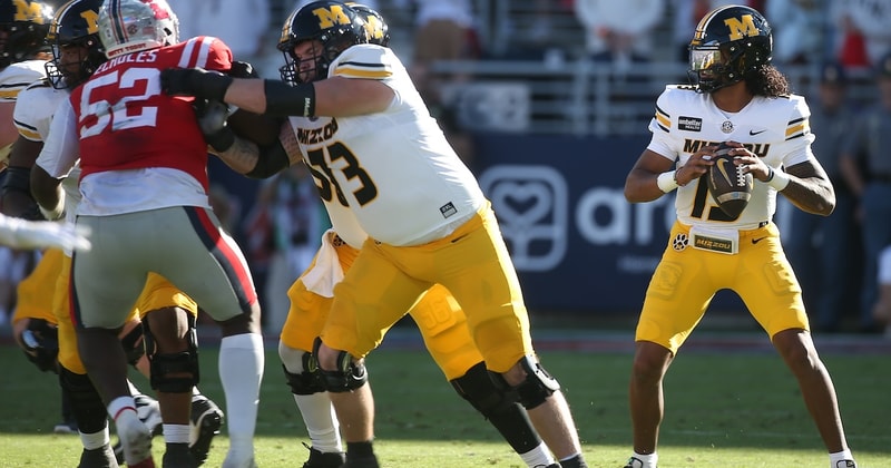 PFF grade chart: Mizzou offense vs. Ole Miss - On3