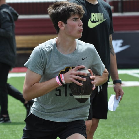Michigan quarterback recruit Peter Bourque