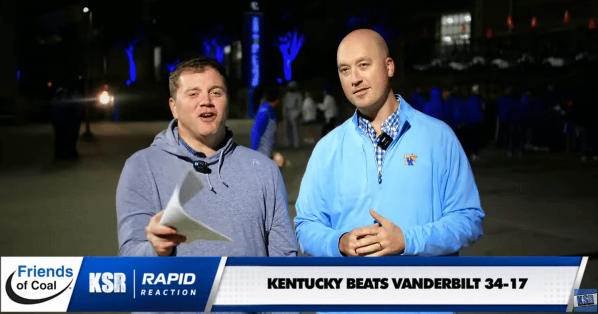 Watch KSR's Rapid Reaction following Kentucky's win over Vandy