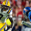LSU tight end Trey'Dez Green helped off field with leg injury