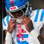 Kewan Lacy carted to locker room with injury vs. Texas