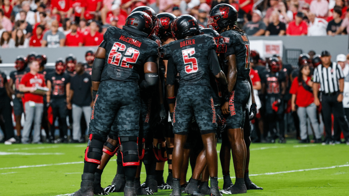 NC State huddle