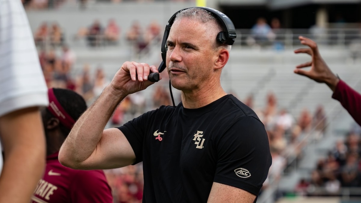 Florida State University football head coach Mike Norvell.