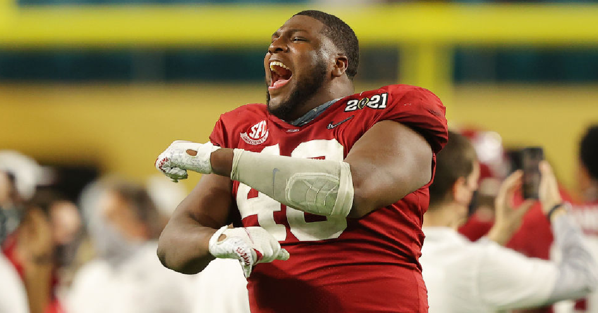 Former Alabama DL Phidarian Mathis drafted No. 47 by the Washington  Commanders