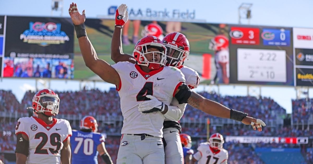 Nolan Smith, Nakobe Dean celebrate at NFL Draft party: WATCH