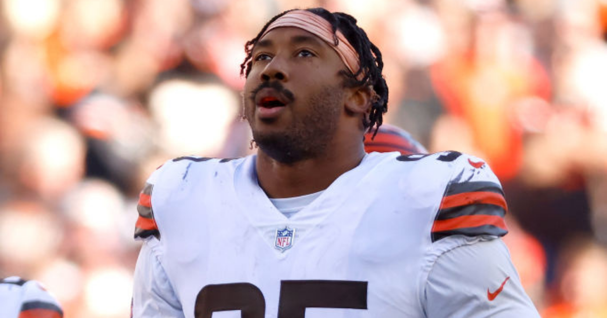 Browns DE Myles Garrett Sends Warning to Steelers