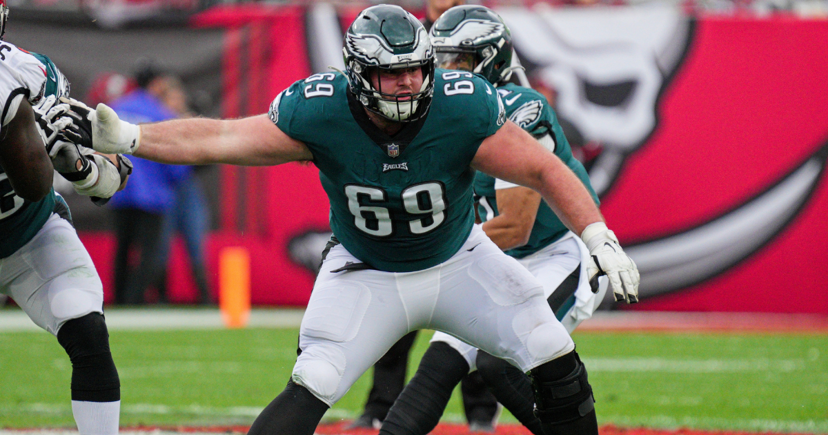 Landon Dickerson among Eagles players to receive new numbers