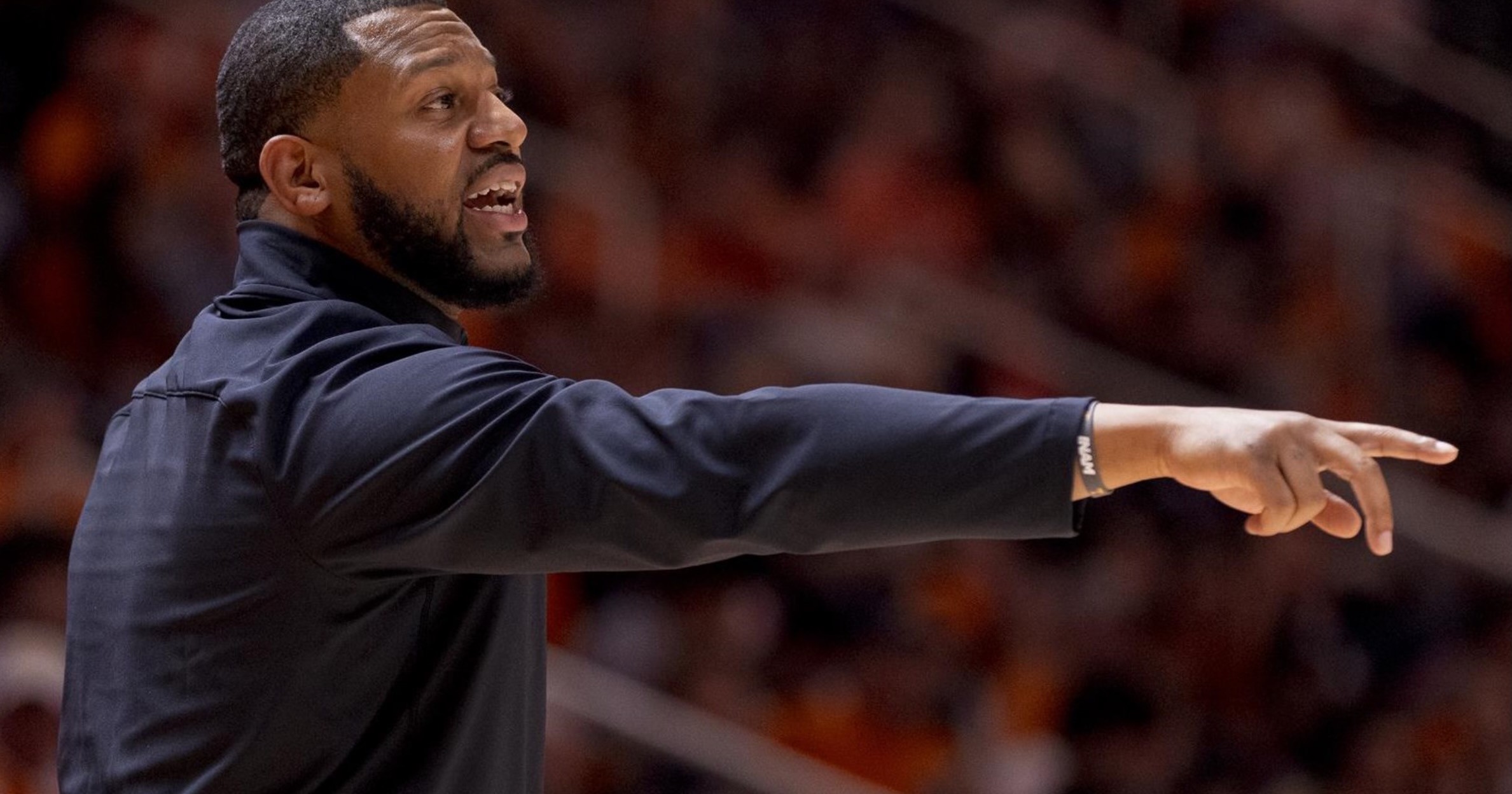 Tennessee assistant coach Rod Clark during a game at Thompson-Boling Arena (Tennessee Athletics)