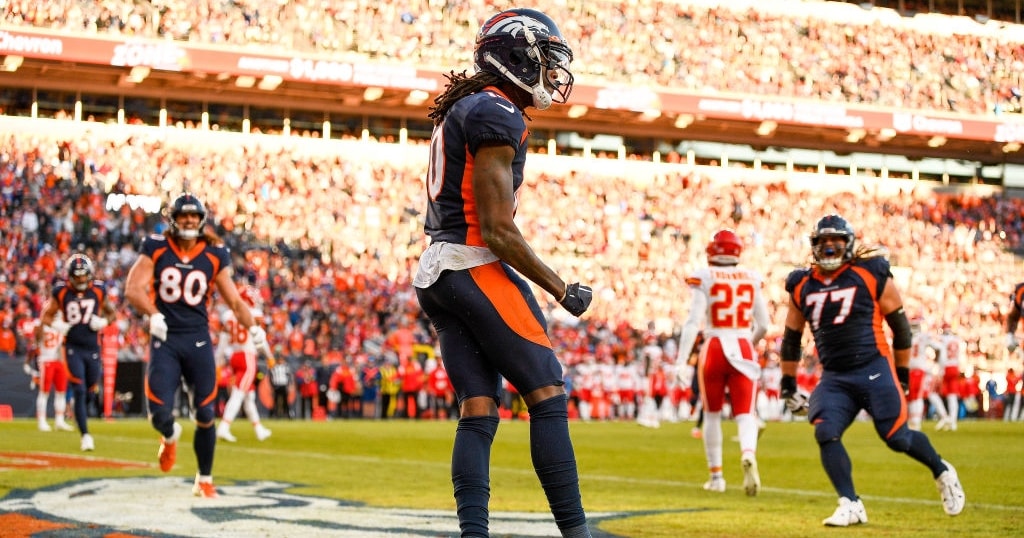 Denver Broncos WR and former Deerfield Beach High star Jerry Jeudy