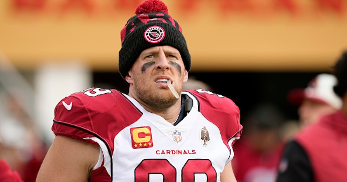 WATCH: JJ Watt gets emotional during Cardinals tribute video featuring  family, multiple NFL greats