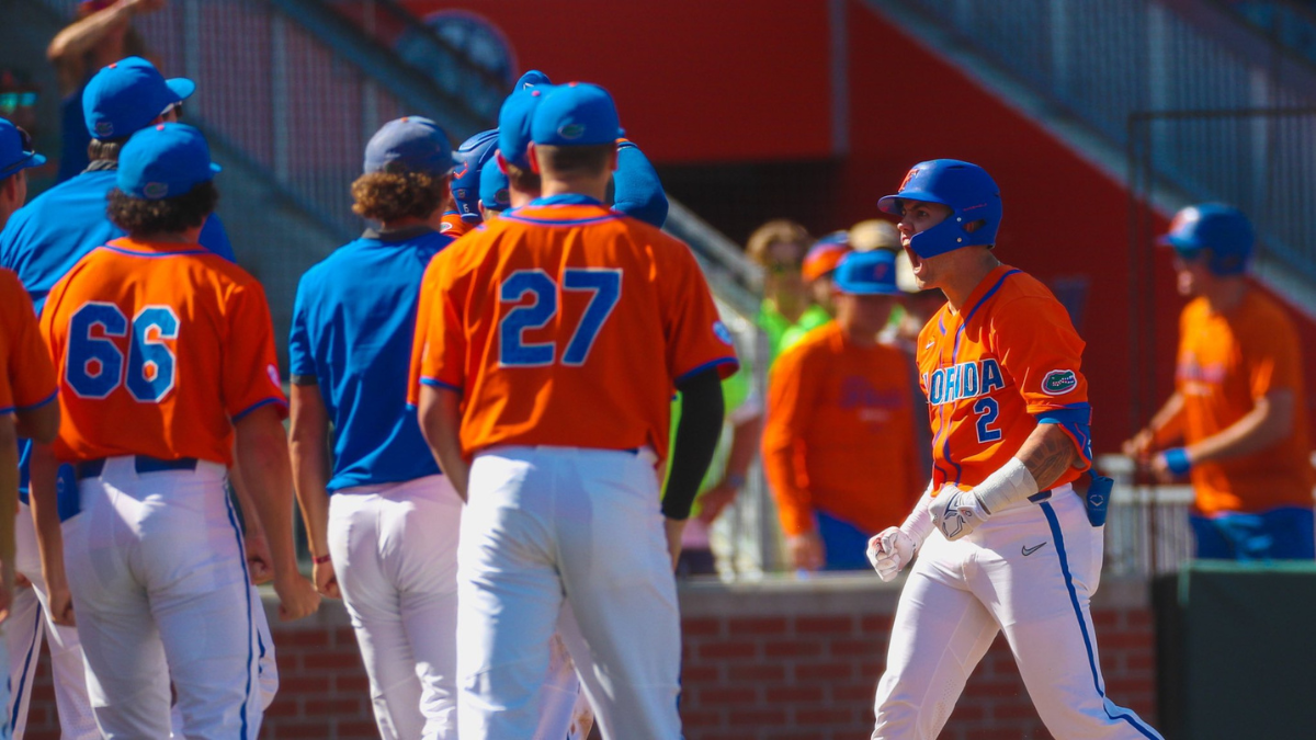Florida Gators outfielder Ty Evans
