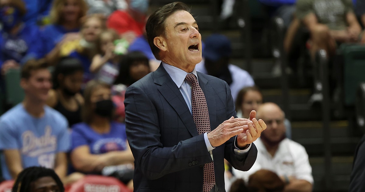 New St. John's head coach Rick Pitino