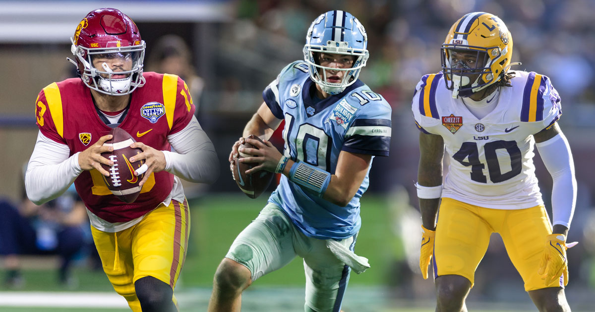Caleb Williams, Drake Maye, Harold Perkins