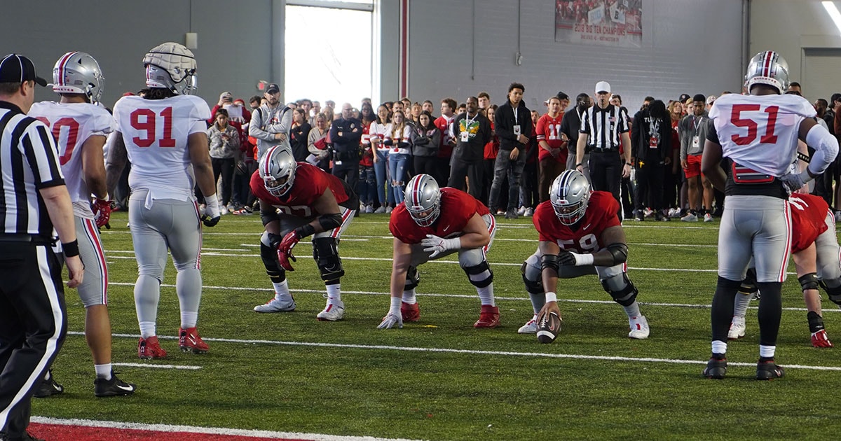 Ohio State offensive line by Spencer