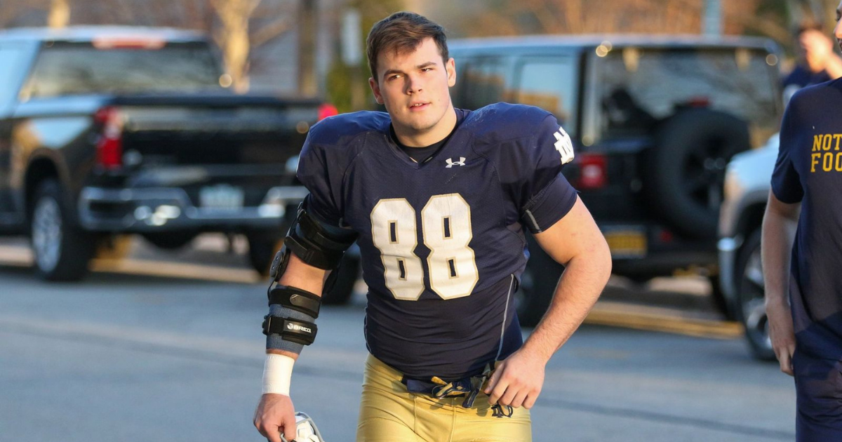 notre dame mitchell evans