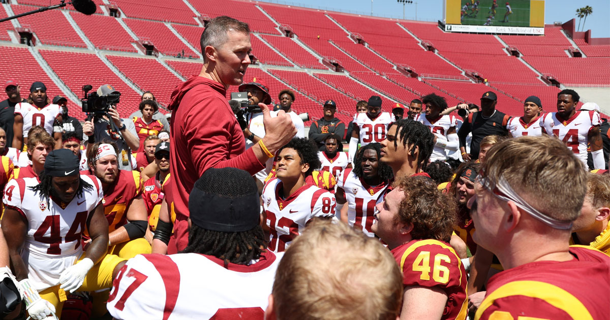 Lincoln Riley, USC Trojans football coach