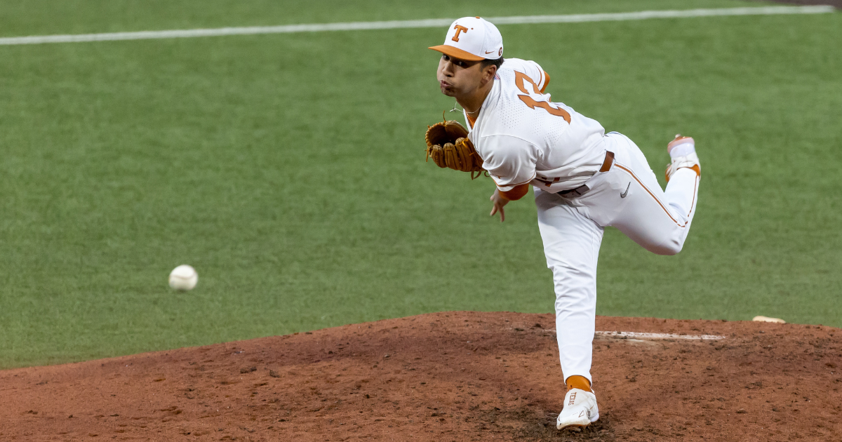 Texas Baseball on X: Three up, three down for @ChaseLummus24 in