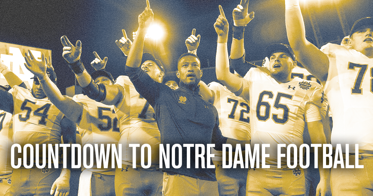 notre dame football countdown
