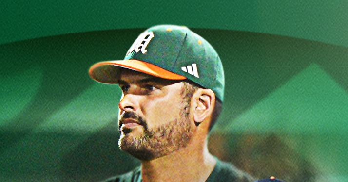 Miami baseball coach J.D. Arteaga