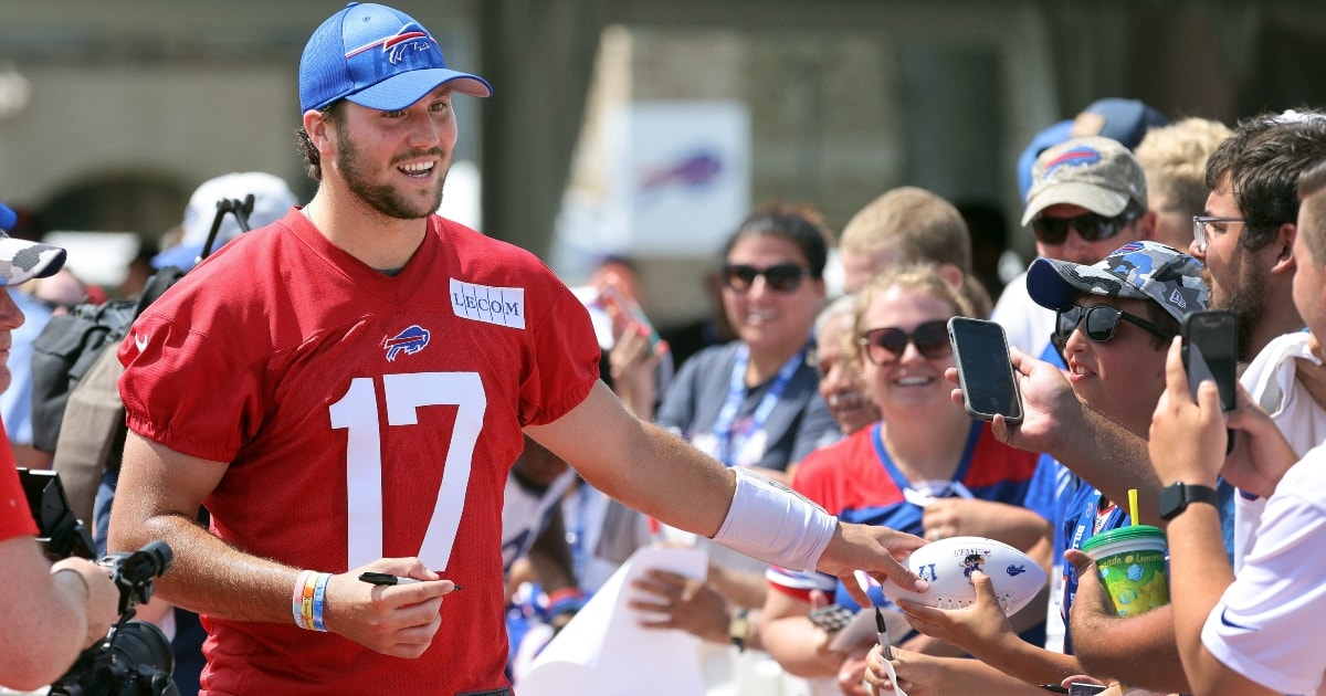 Bills QB Josh Allen addresses skirmish at training camp