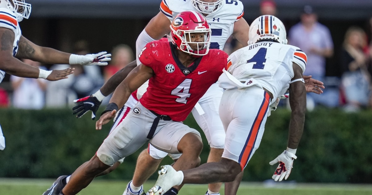 Nolan Smith, Nakobe Dean celebrate at NFL Draft party: WATCH