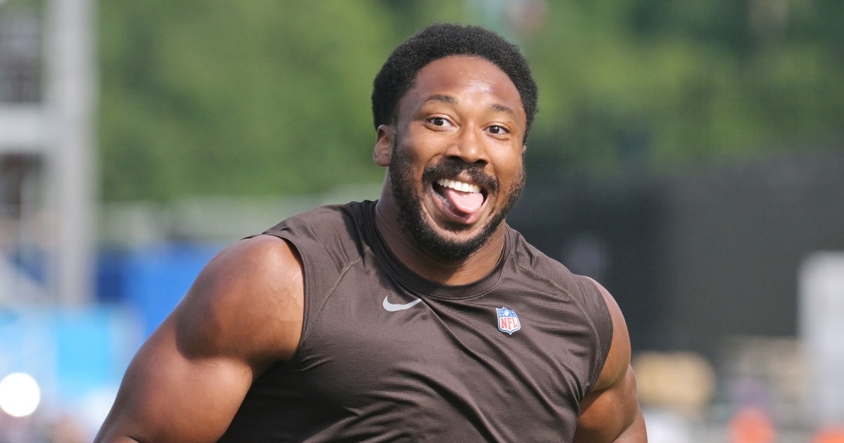 Myles Garrett comments on drama involving Perrion Winfrey - On3