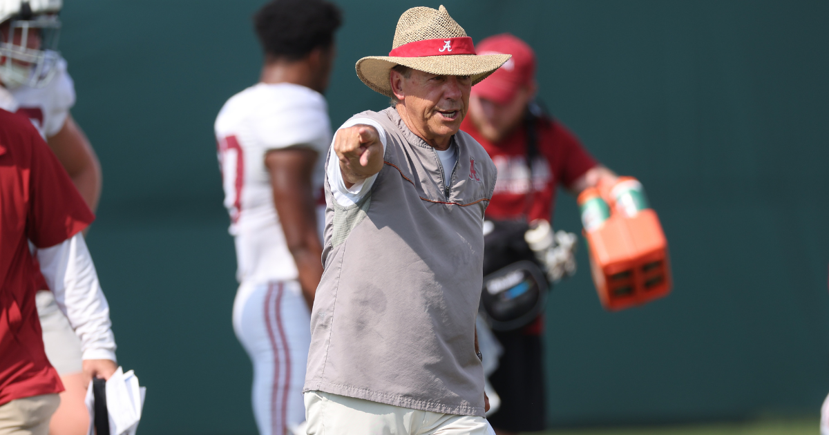 Alabama coach Nick Saban