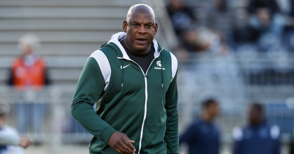 Michigan State head coach Mel Tucker