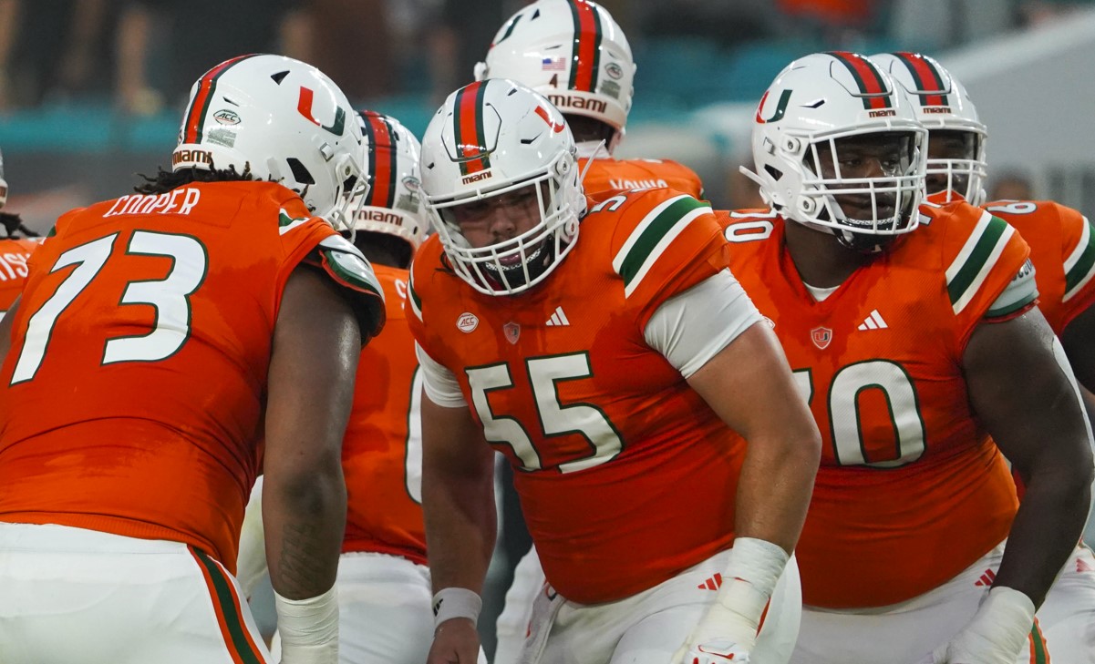 Why Miami's retooled offensive line will be the unit to watch in the  Hurricanes' spring game tonight - On3