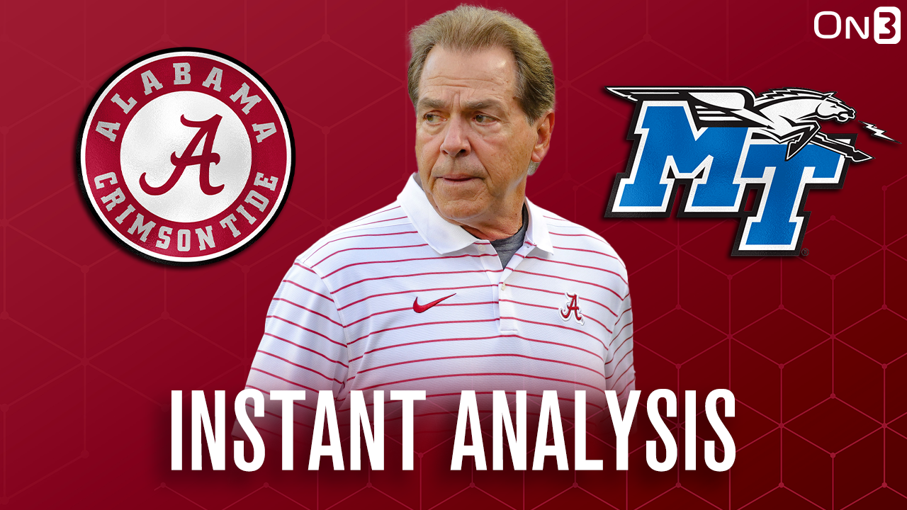 Instant Analysis Alabama-MTSU