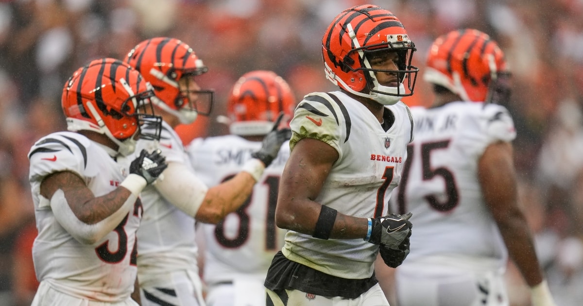 LOOK: Joe Burrow pays homage to LSU teammate Ja'Marr Chase with pre-game  wardrobe ahead of Bengals vs Saints - On3