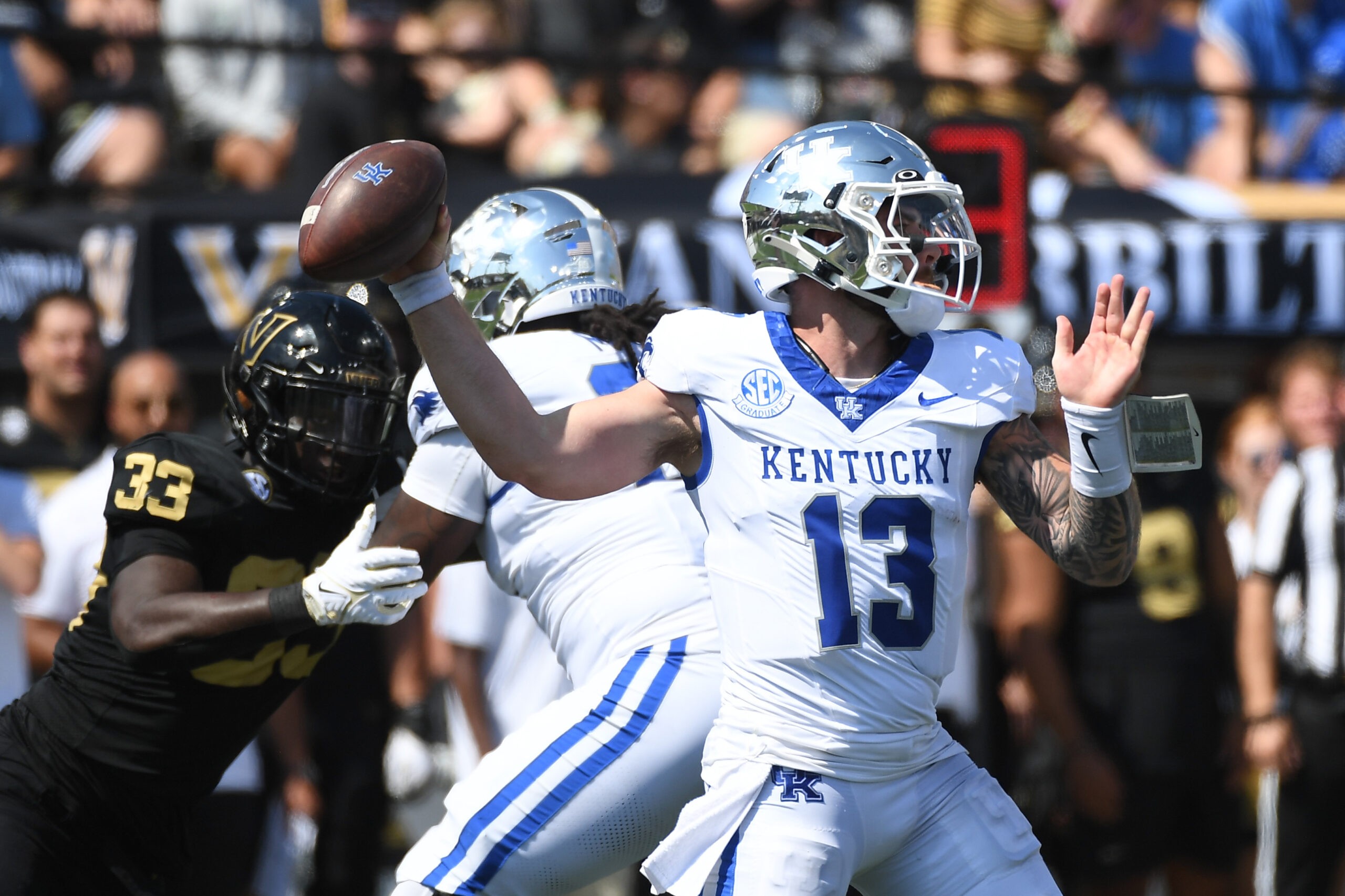 NCAA Football: Kentucky at Vanderbilt