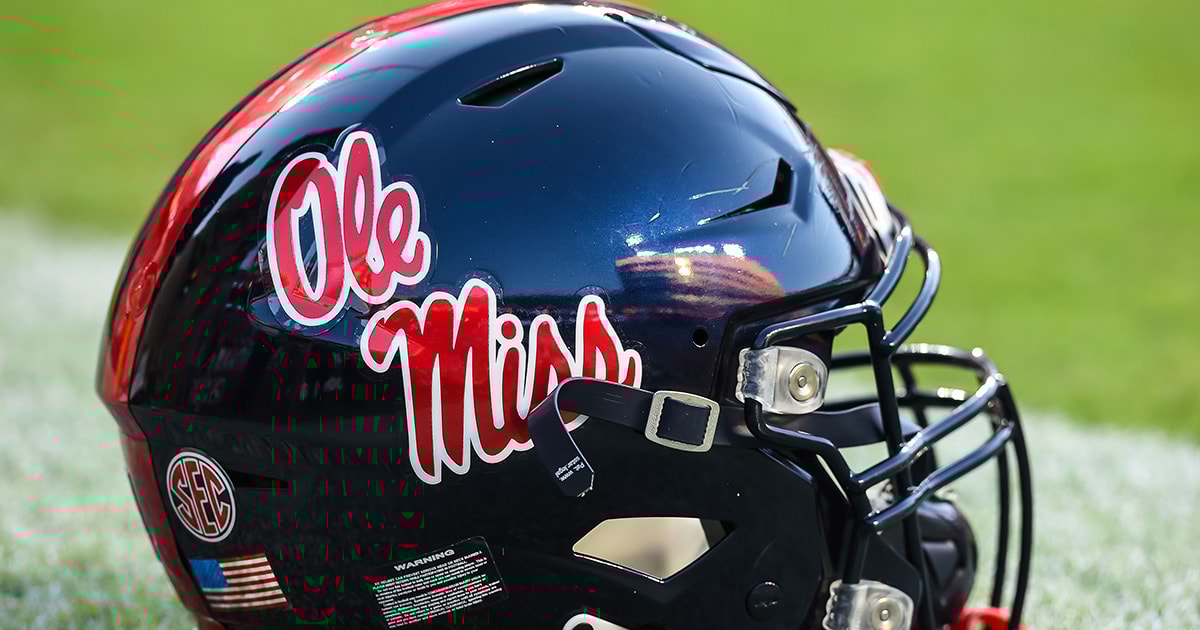 Ole Miss football helmet