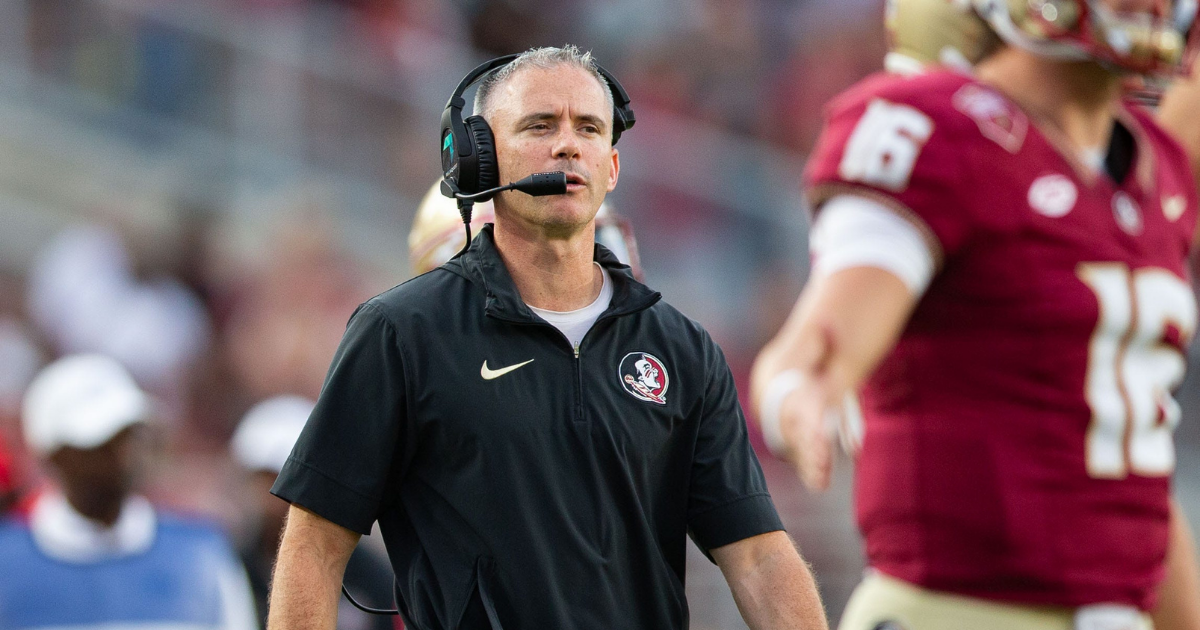 mike-norvell-assesses-play-of-brock-glenn-and-fsu-offense-in-first-half-of-acc-championship-game