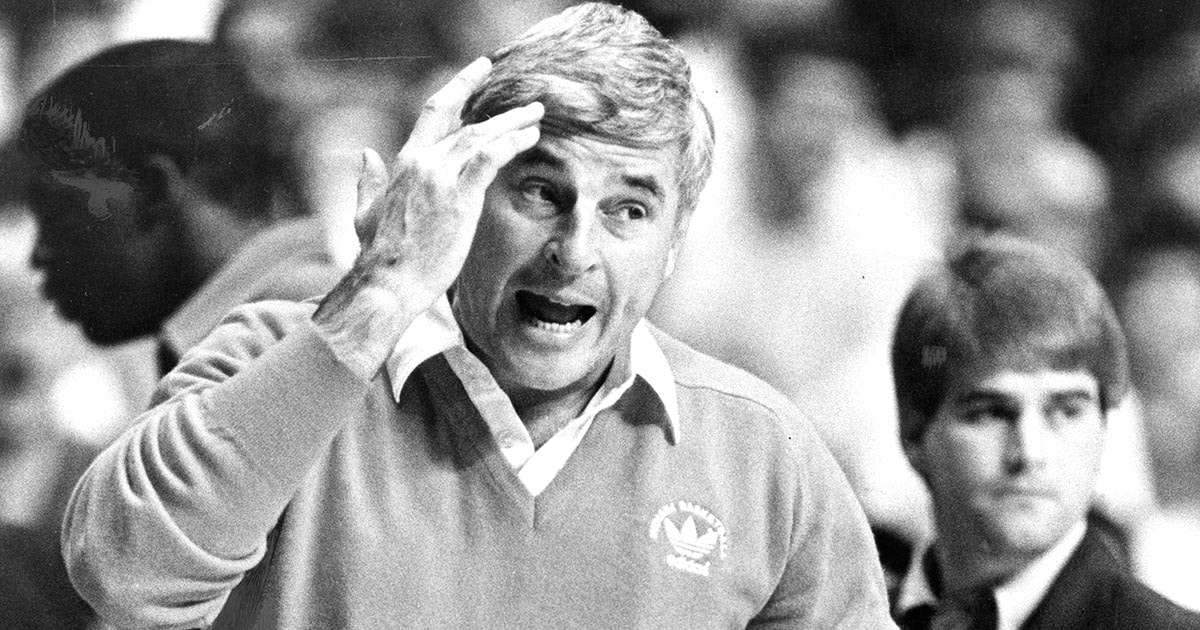 Legendary Indiana coach Bob Knight