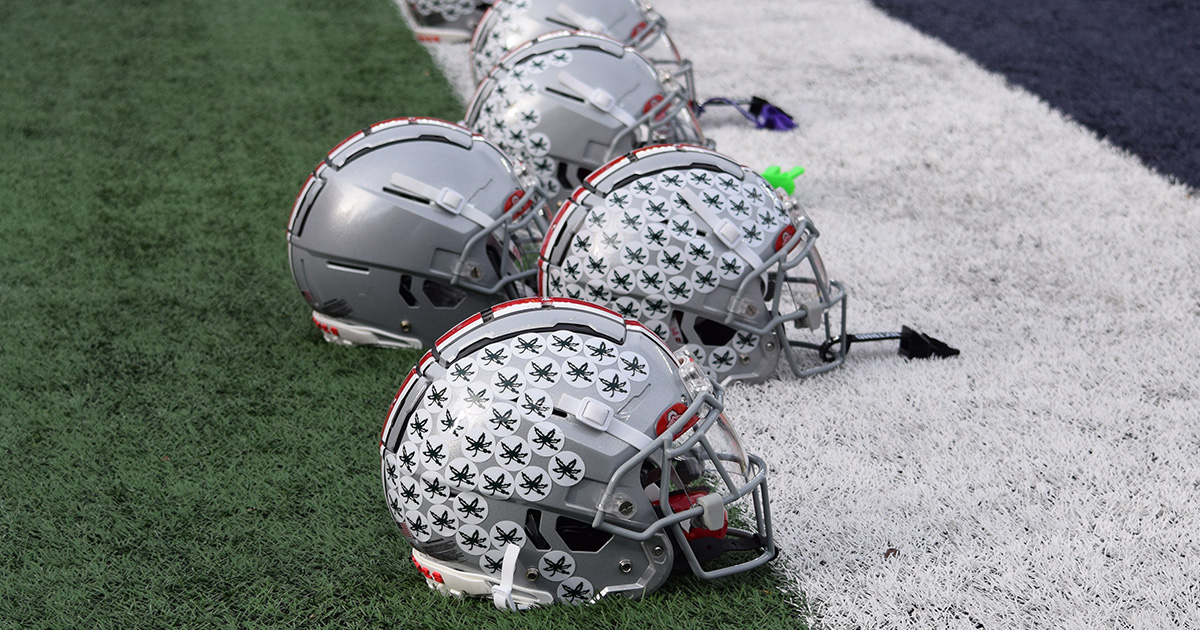 Ohio State Helmets by Matt Parker -- Lettermen Row --