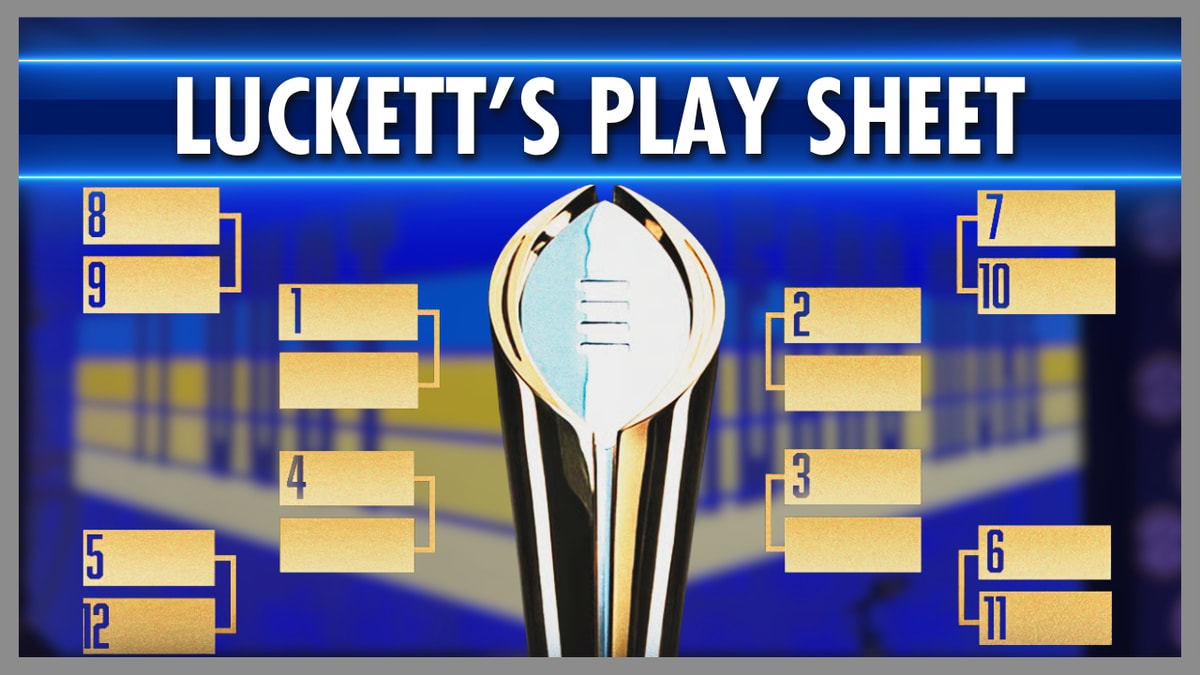 Luckett's Play Sheet: 2026 College Football Playoff Projections