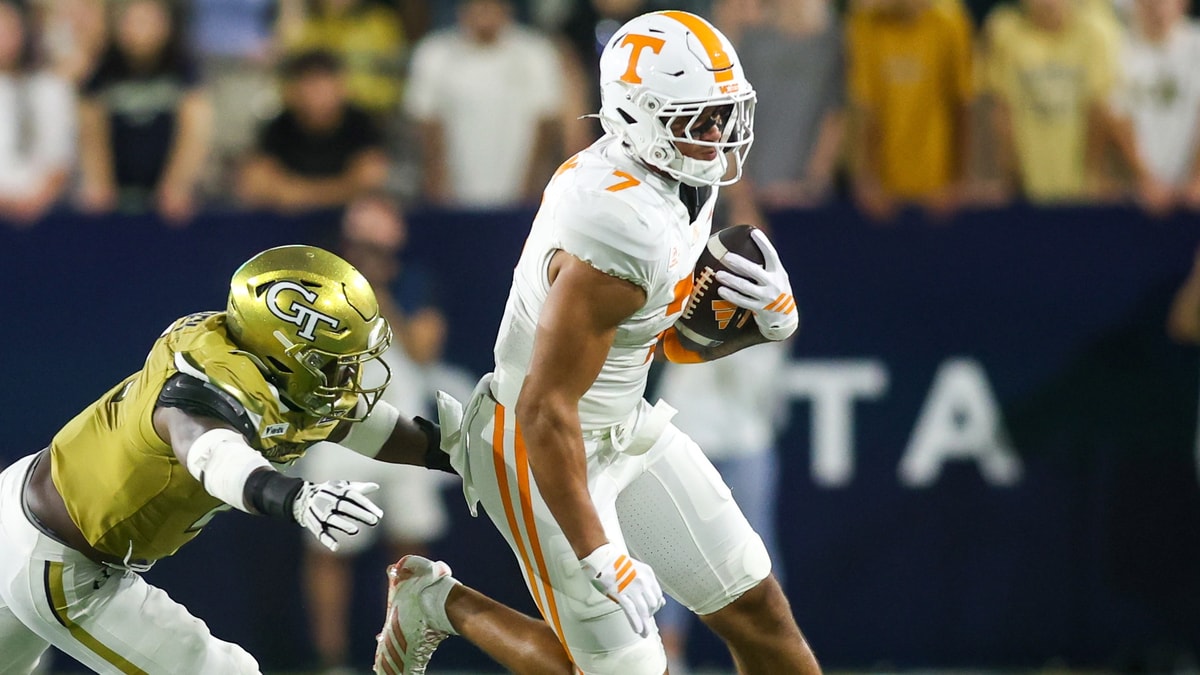 No. 15 Tennessee football's depth chart for Kennesaw State game