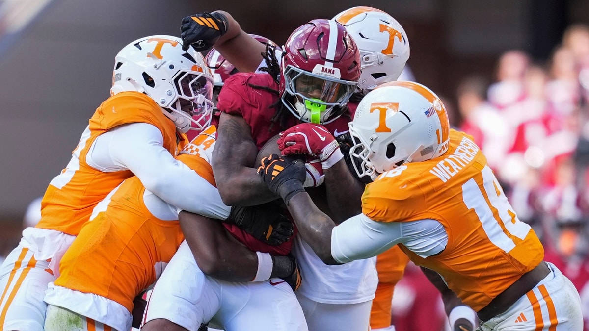How it happened: No. 14 Tennessee bullies No. 6 Alabama in Third Saturday win