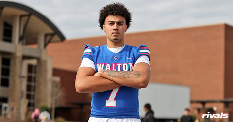 2027 tight end CJ Jordan from Walton (Ga.)