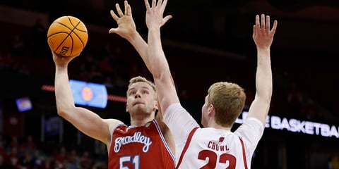 Former Bradley forward Rienk Mast transferring to Nebraska