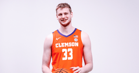 Clemson forward Bas Leyte ruled out of Florida State game in second half with shoulder injury