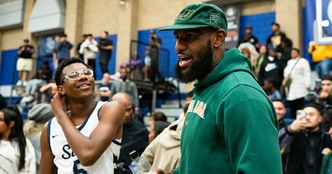 Odds released on what school will land Bryce James