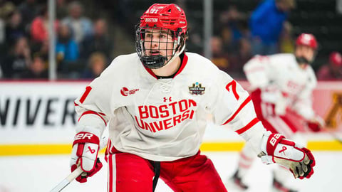 San Jose Sharks select Boston University center Macklin Celebrini with No. 1 pick in 2024 NHL Draft