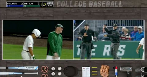 Stetson protests result of Florida game after controversial call wipes away run