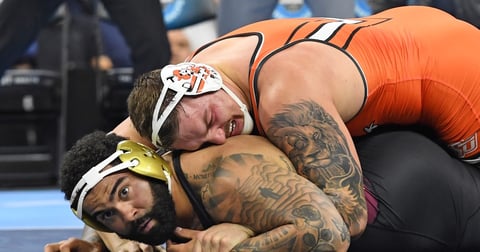 Wyatt Hendrickson baffled by lack of Gable Steveson callout at RAF: 'You must not want the belt'