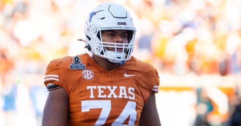 Report: Texas OL Trevor Goosby out for season after suffering knee injury vs. Ole Miss