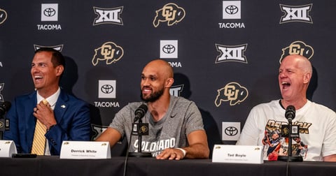Derrick White named CU President of Basketball Strategy, makes big donation